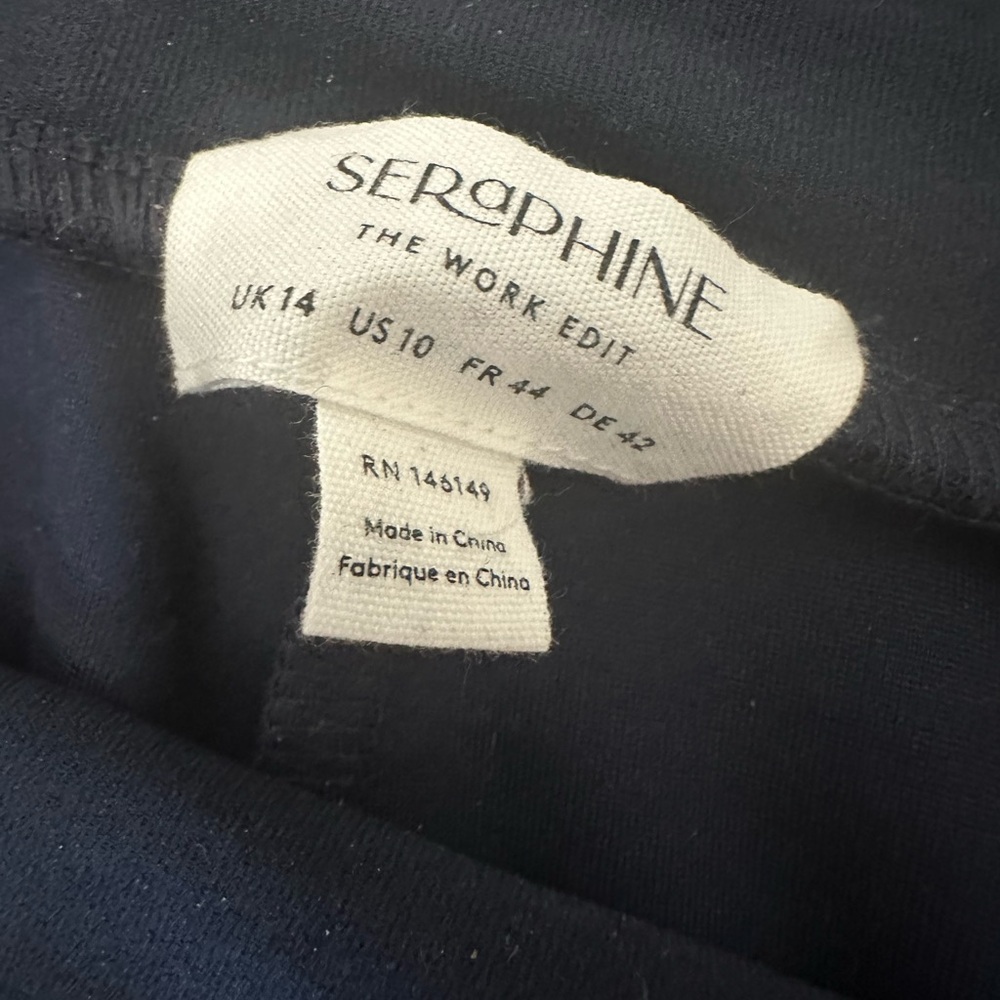 Seraphine Navy Skinny maternity Pants
